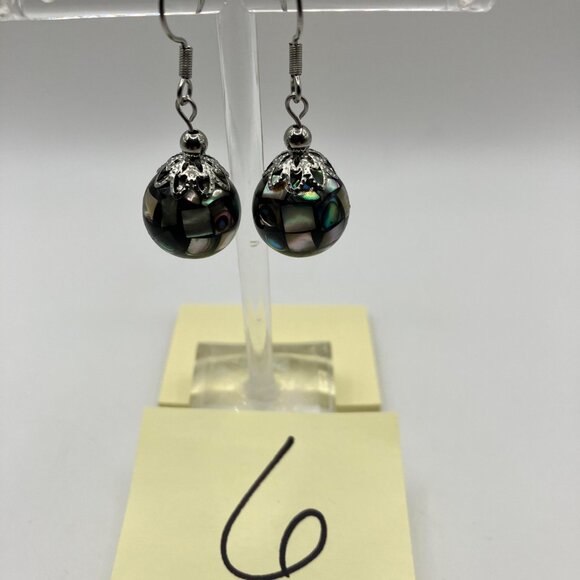 Gorgeous 16mm Mother of Pearl Earrings made with 316 Stainless Steel Hypo Hooks - Picture 13 of 15